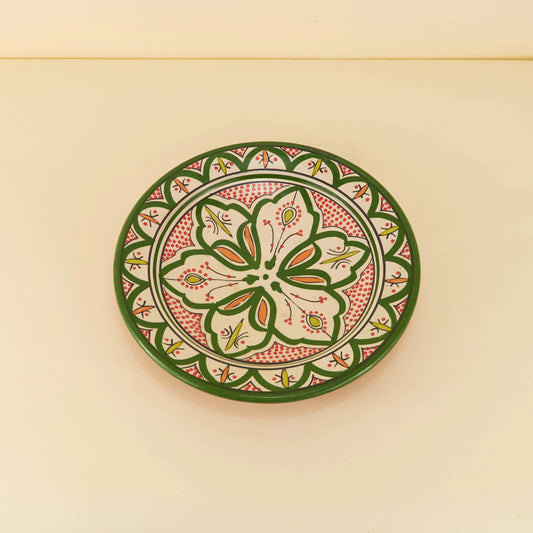 Aardewerk Bord L – Florale Fantasie