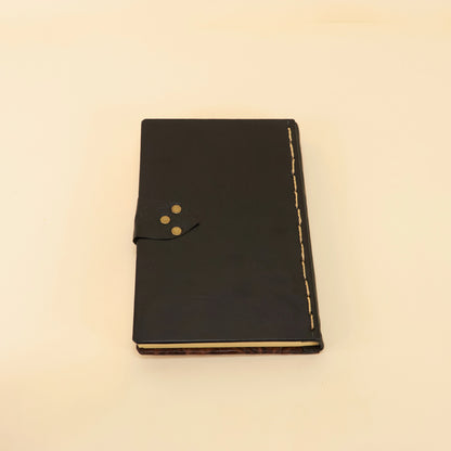 Leren Dagboek L – Mystieke Bloem