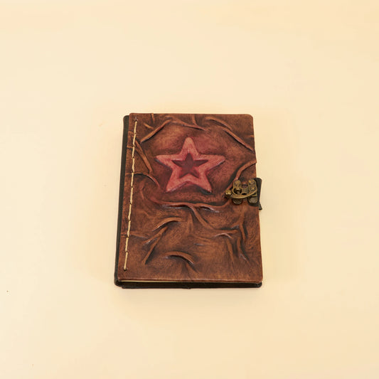 Leren Dagboek M – Mystieke Ster