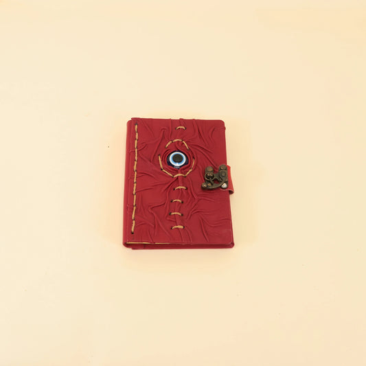 Leren Dagboek S – Mystiek Rood