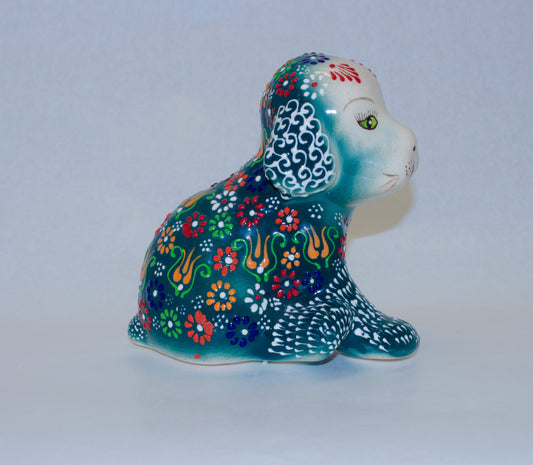Handbeschilderde Keramieken Hond - JZ Handmade