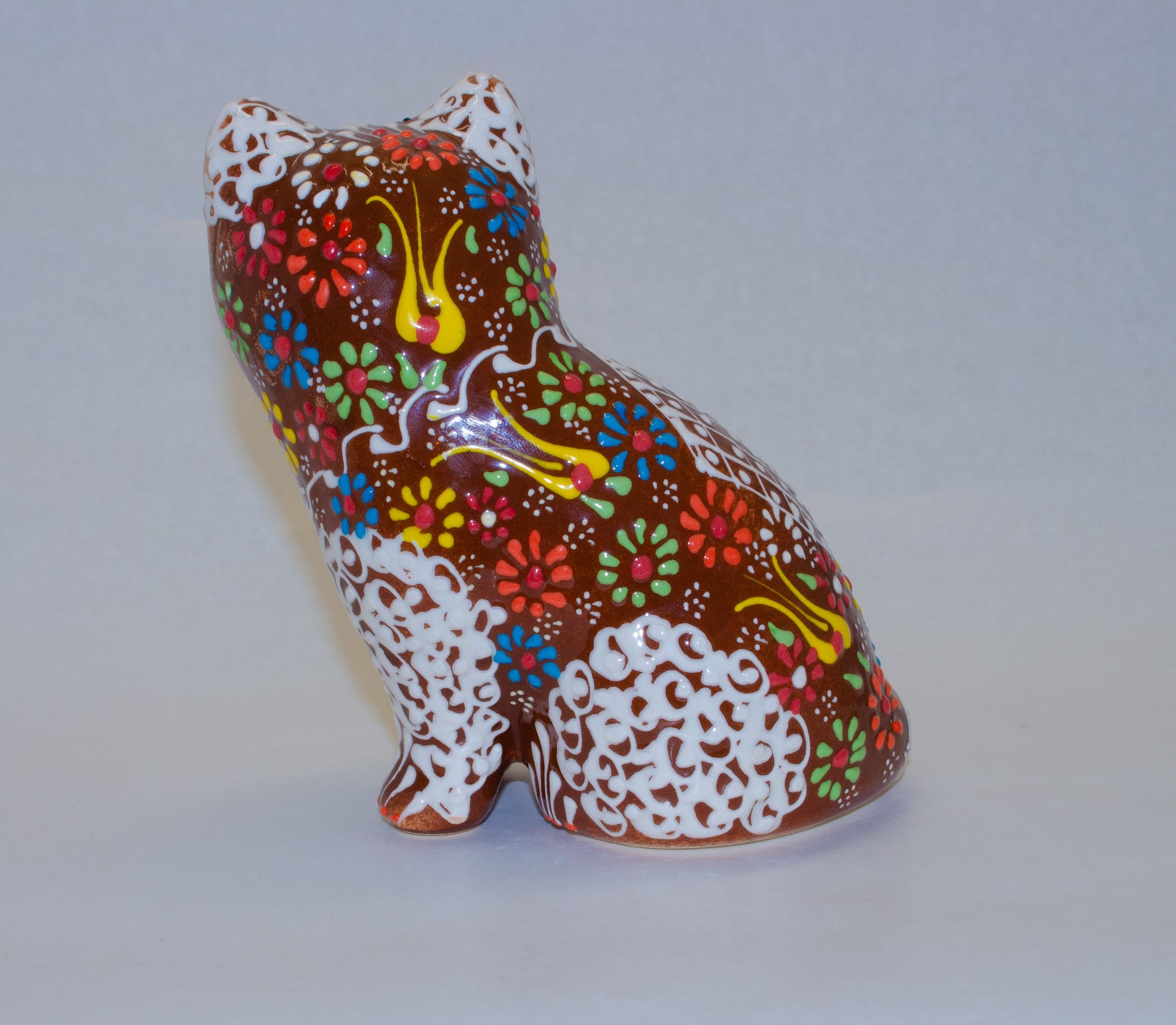 Handbeschilderde Keramieken Kat - JZ Handmade