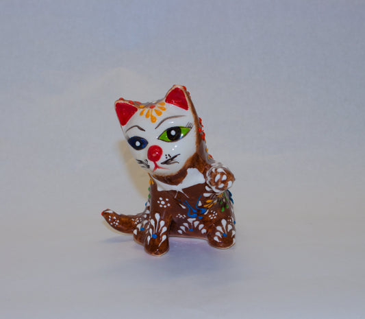 Handbeschilderde Keramieken Kat - JZ Handmade
