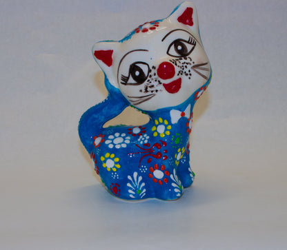 Handbeschilderde Keramieken Kat - JZ Handmade