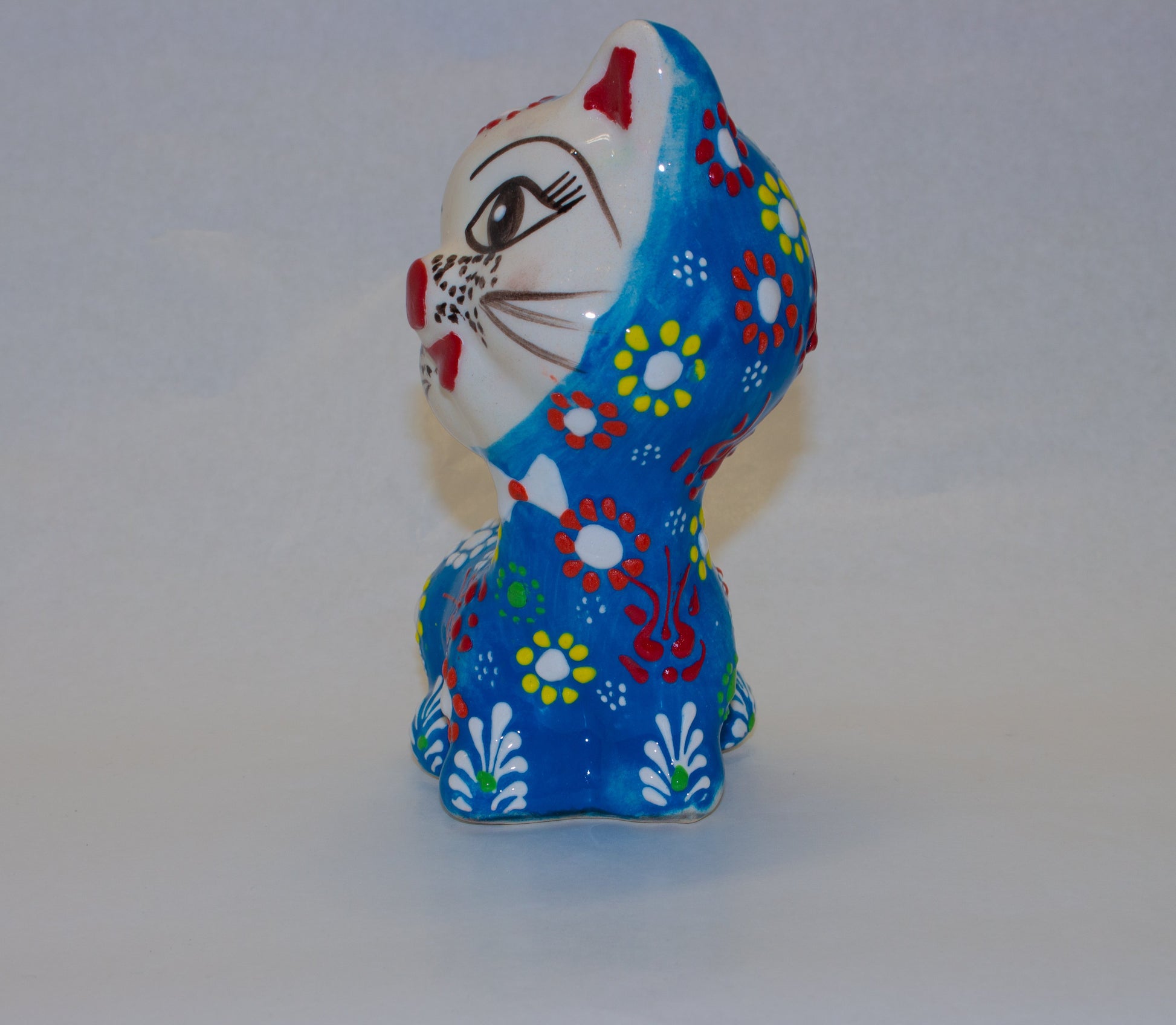 Handbeschilderde Keramieken Kat - JZ Handmade
