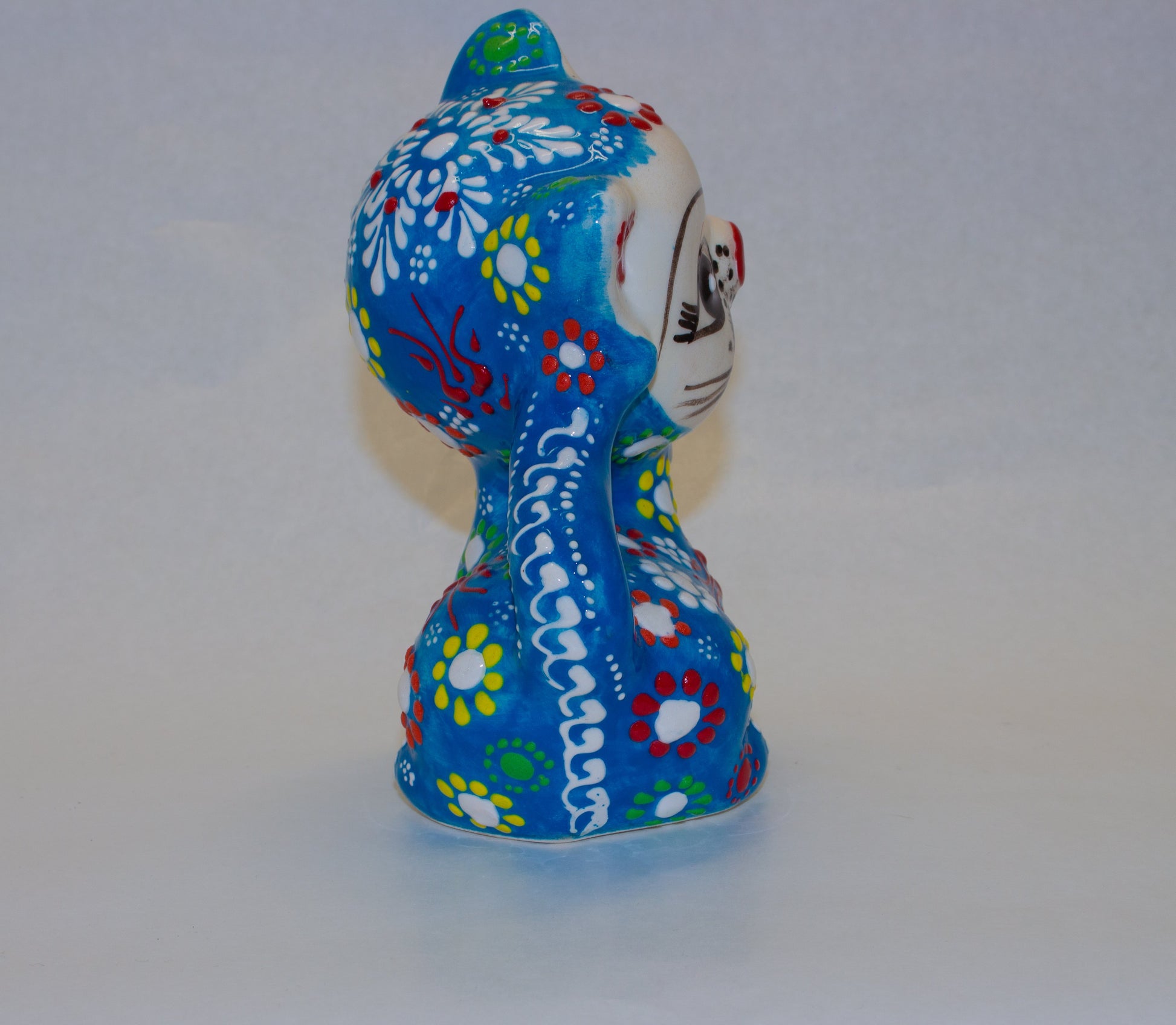 Handbeschilderde Keramieken Kat - JZ Handmade