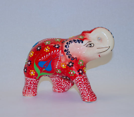 Handbeschilderde Keramieken Olifant - JZ Handmade